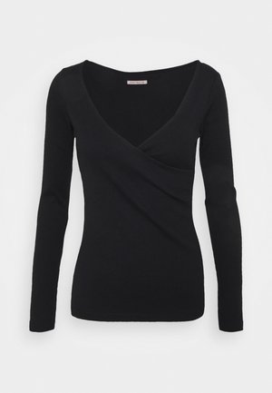 Long sleeved top - black