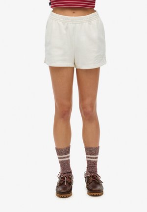 ATHLETIC TONAL EMBROIDERED - Træningsbukser - desert bone off white