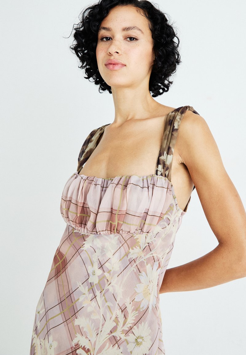 Free People MORNING DEW MIDI - Day dress - autumn combo/multi-coloured -  Zalando