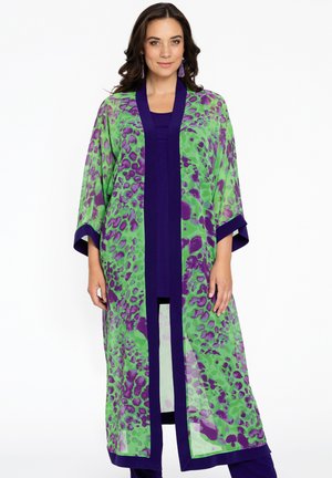 KIMONO PRINT - Lichte jas - green