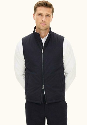 Oscar Jacobson LIGHT ZIPPED WAISTCOAT - Liivi - navy