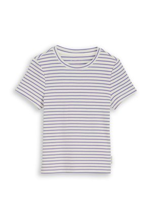 MIT STREIFENMUSTER - T-Shirt print - flashy purple stripe