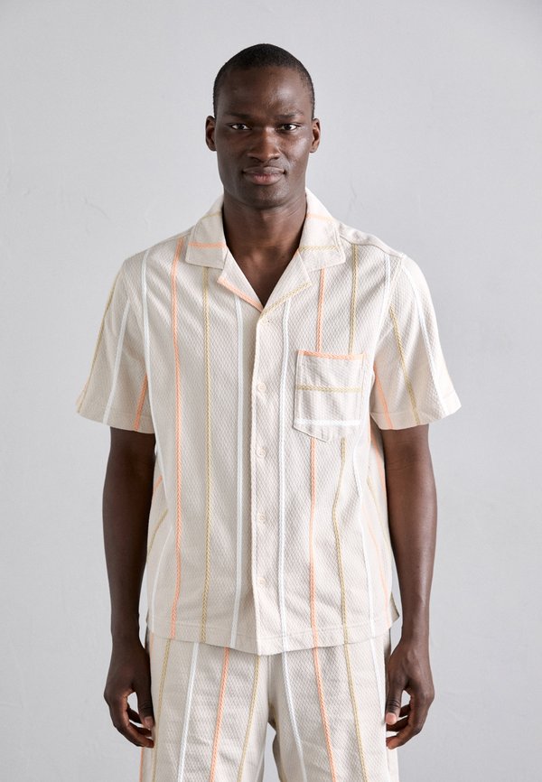 THERON STRIPE RESORT - Shirt - moonbeam