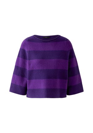 Oui, PULLOVER - Strickpullover - dk violett violett