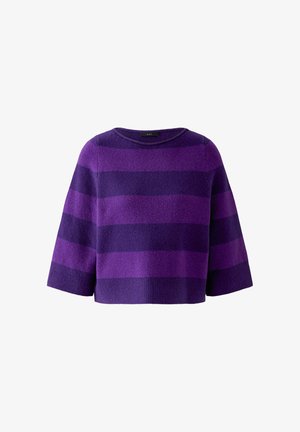 Oui, PULLOVER - Trui - dk violett violett