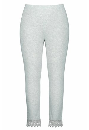 Ulla Popken GROSSE GRÖSSEN 7/8  - Leggings - lichtgrijs melange