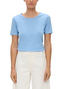 s.Oliver T-Shirt basic - himmelblau