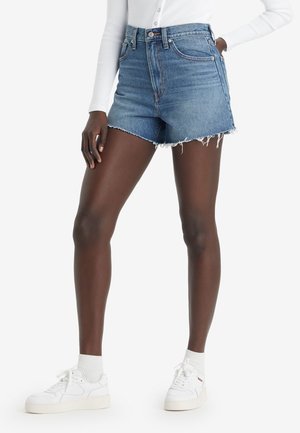 HIGH WAISTED MOM - Shorts vaqueros - call it a good day
