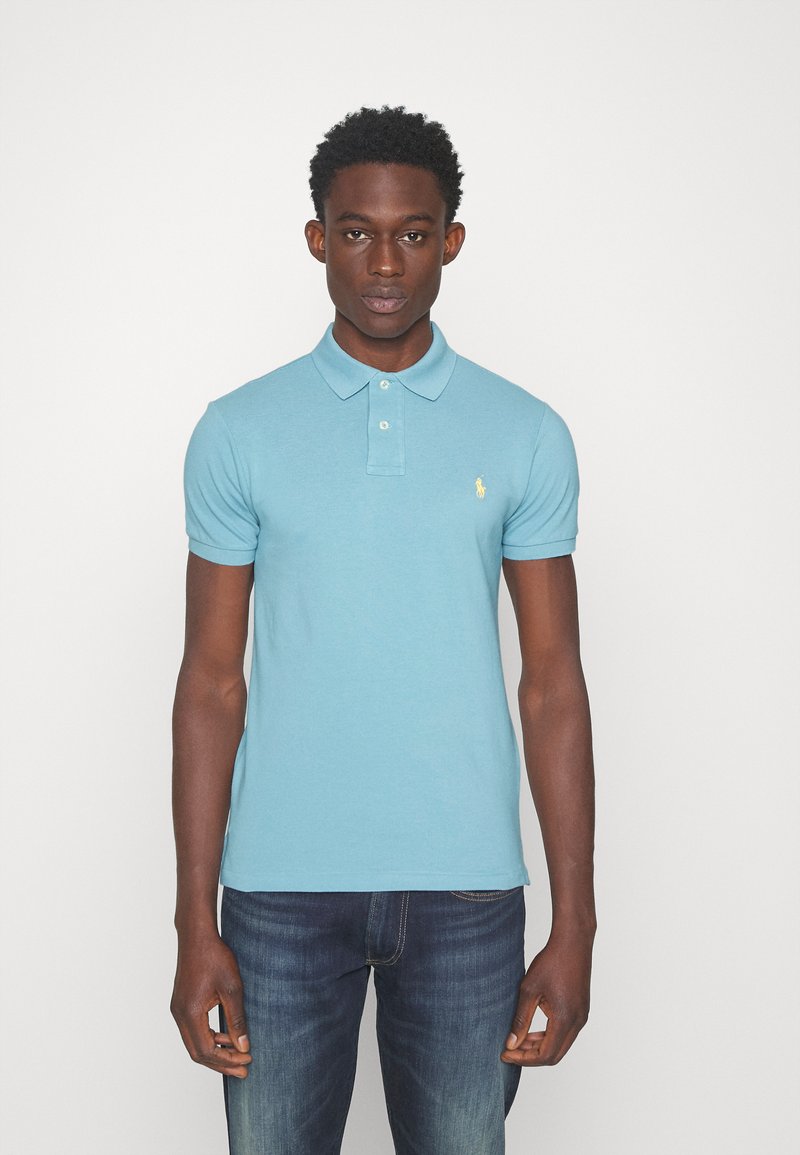Polo Ralph Lauren SLIM FIT MESH POLO SHIRT - Polo - blue note