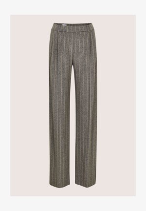 MADELEINE, MADELEINE HOSE BUNDFALTENHOSE MIT NADELSTREIFEN - Broek - stone gray berber