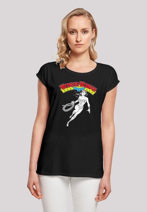 DC COMICS  WOMAN LASSO - Print T-shirt - black