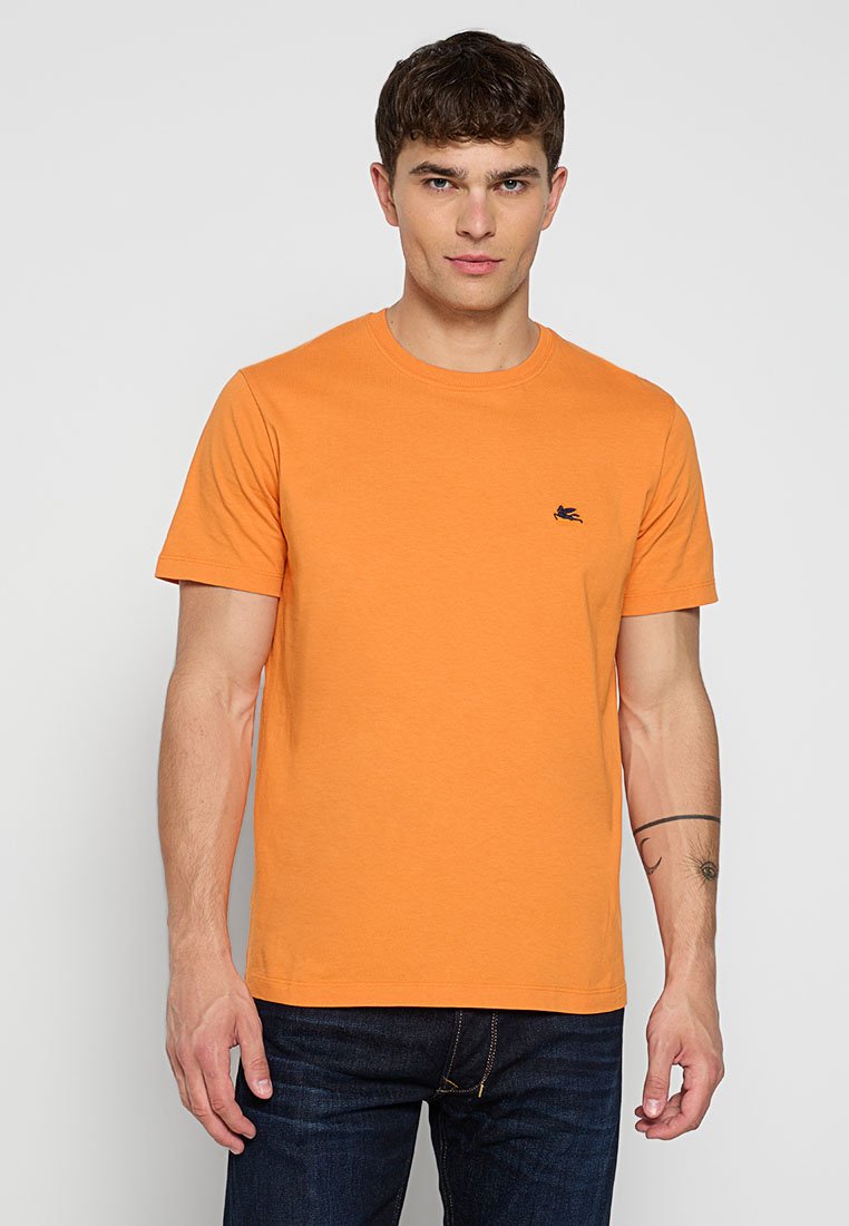 ETRO T-shirt basic oranje ETRO T-shirt basic oranje