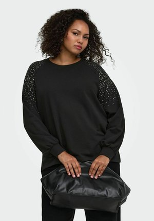 ONLY Carmakoma, SWEATSHIRTS CARVIOLETTA SWEATSHIRT - Sweatshirt - black