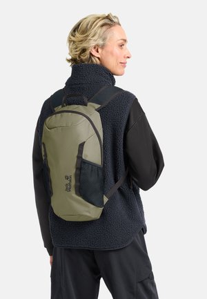 Jack Wolfskin, JACK WOLFSKIN UNISEX - Zaino con cannuccia - khaki