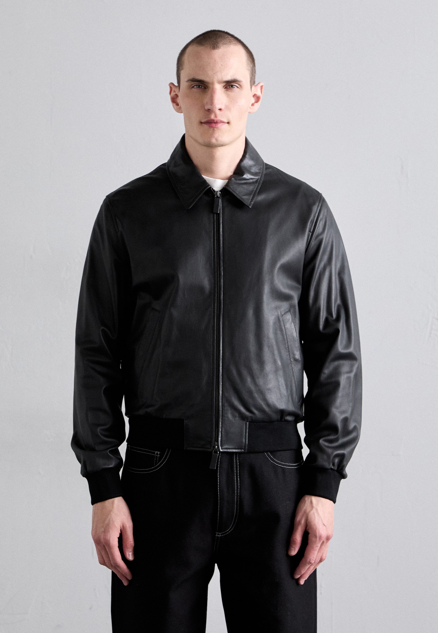ジャケット・アウター EMPORIO ARMANI leather fur 2way jacket Men's leather clothing: jackets and outerwear | Emporio Armani