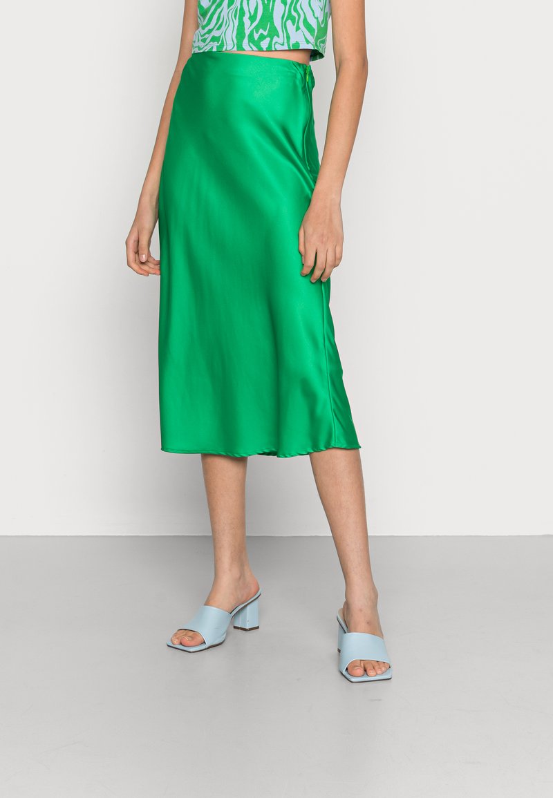 Damen Jeansröcke | Vila VIFLIRT MEDI SKIRT A-Linien-Rock pepper green/grün - CL97890 Damen Jeansröcke | Vila VIFLIRT MEDI SKIRT A-Linien-Rock pepper green/grün - CL97890