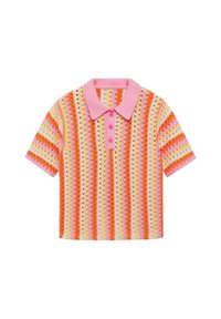 TWO-TONE STRIPED - Pikeepaita - pink