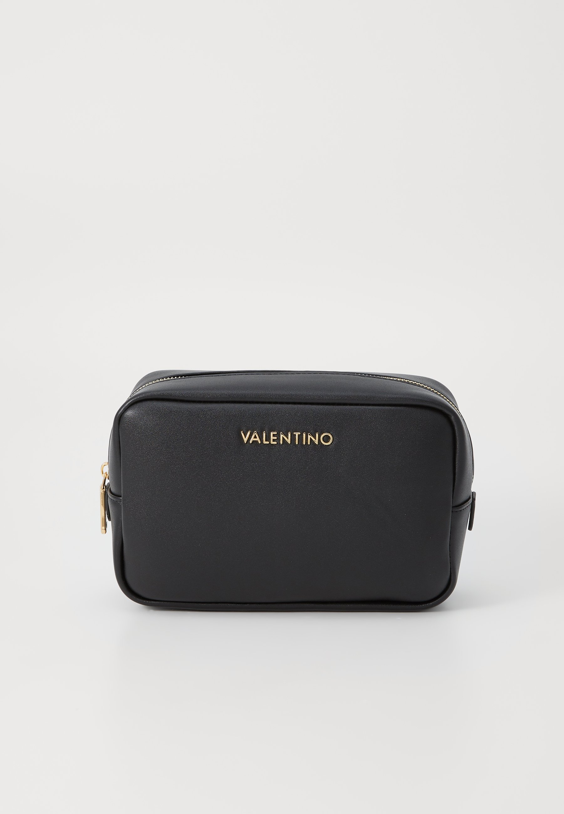 Trousse De Maquillage Valentino En Cuir Noir - Dimensions 22x16 Cm - Neuf étiqueté
