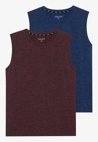 2 PACK - Top - dark blue/bordeaux