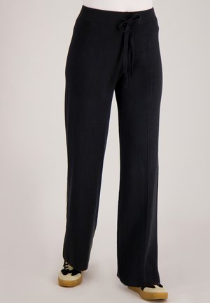 STRAIGHT FIT - Trainingsbroek - zwart