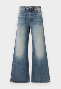 KINNE - Flared jeans - medium blue