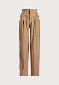 FULL LENGTH PLEATED - Nadrágok - camel