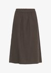 KAVAFLA SKIRT - Jupe trapèze - chocolate brown