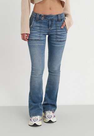 Even&Odd Flared jeans - blue denim