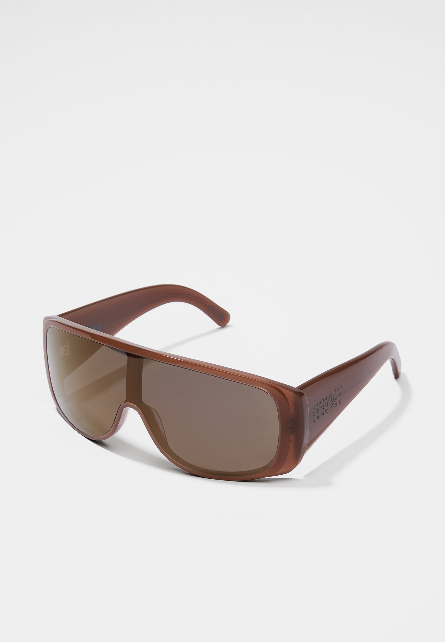 MM6 Maison Margiela MASK UNISEX - Zonnebril - brown/donkerbruin
