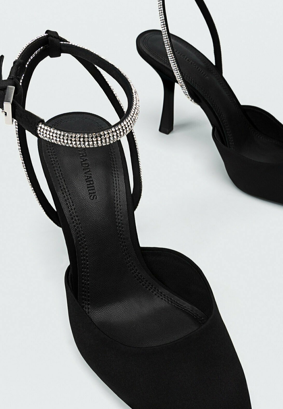 Stradivarius Hoge hakken - black/zwart - Zalando.be