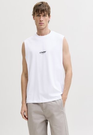 Jack & Jones JJESOHO SLEEVELESS TEE - Μπλούζα - white