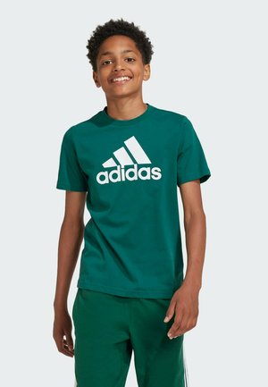 adidas Performance Camiseta estampada - collegiate green   white
