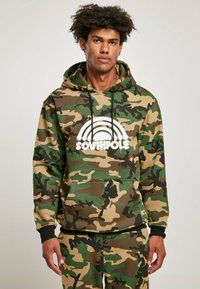 Southpole SPRAY - Kapucnis pulóver - camo aop