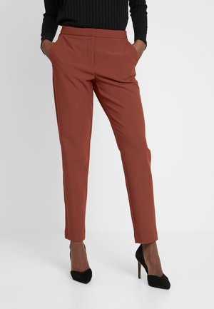 Trousers - dark red