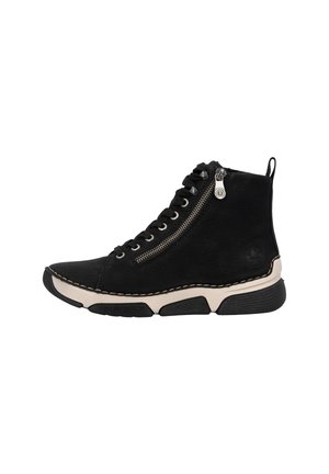 Bottines à lacets - schwarz