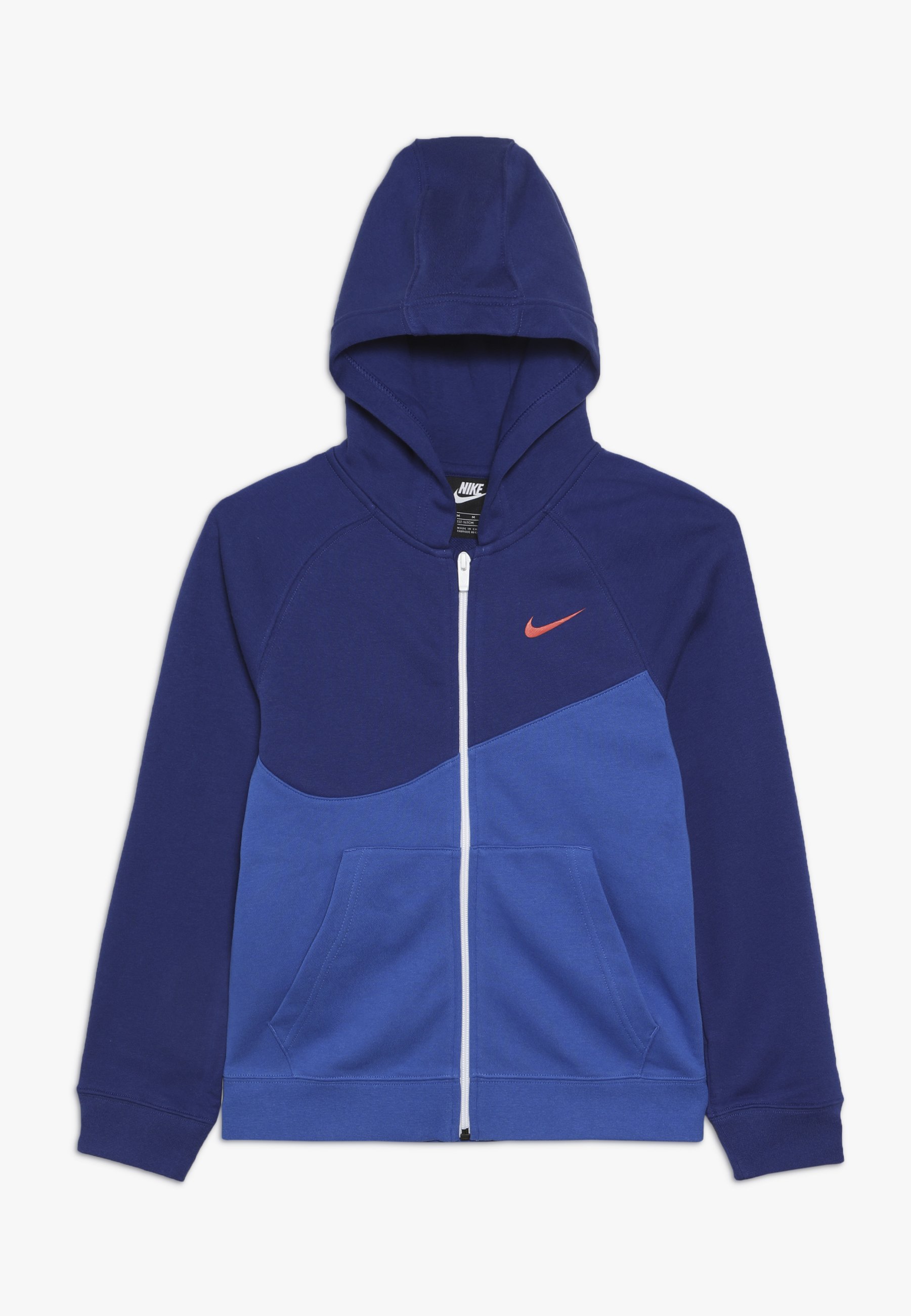 royal blue and orange hoodie