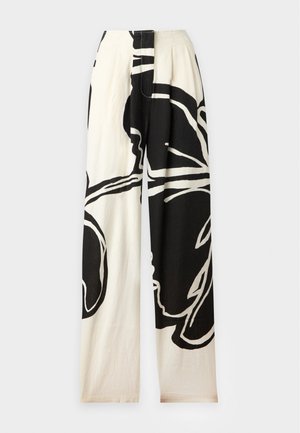 Topshop, WIDE LEG TROUSERS - Bukser - ecru