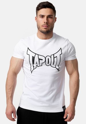 NORMALE PASSFORM LIFESTYLE - T-shirt print - white black