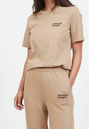 T-shirt imprimé - beige