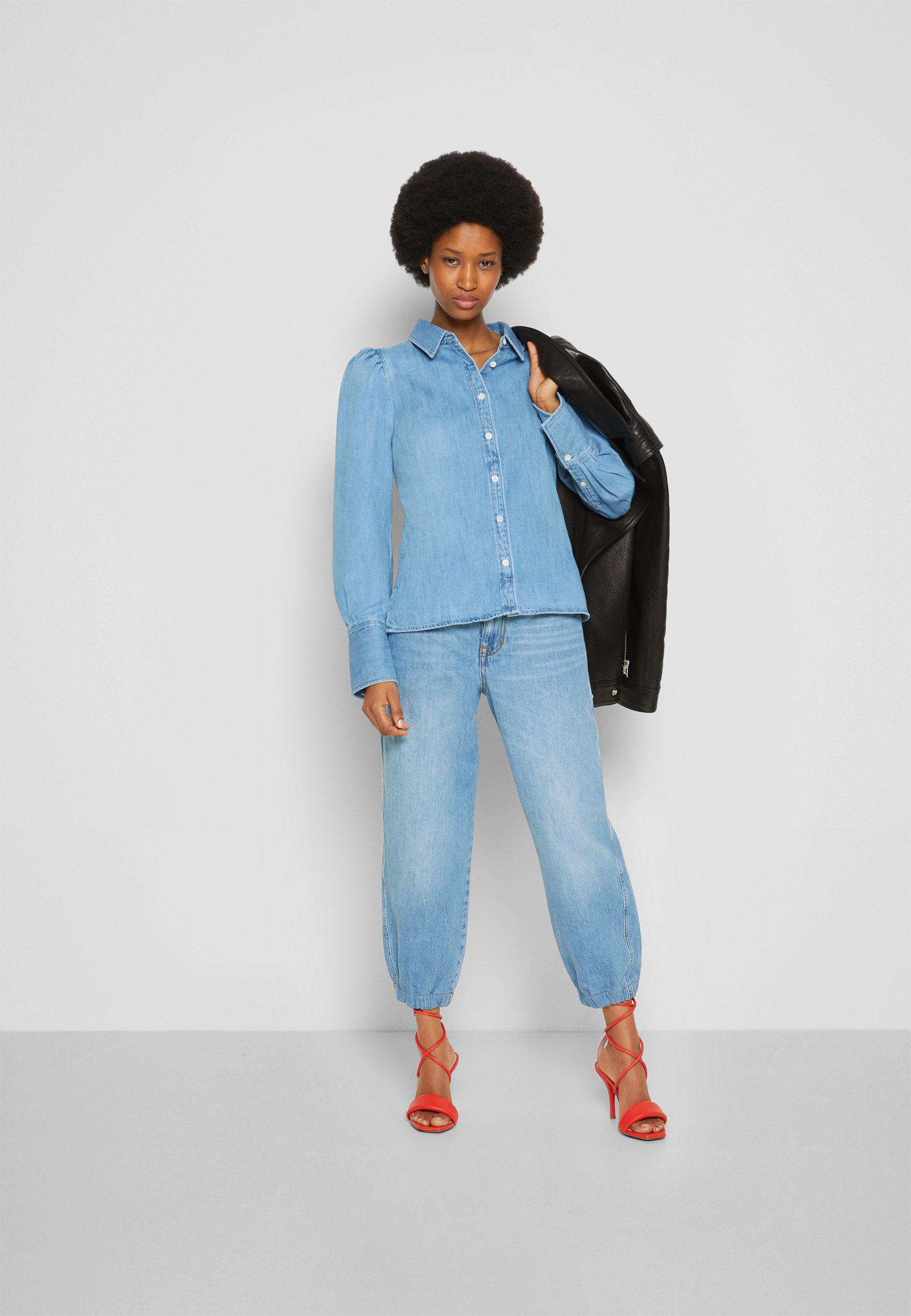 Frame Denim VOLUMINOUS PUFF SLEEVE 