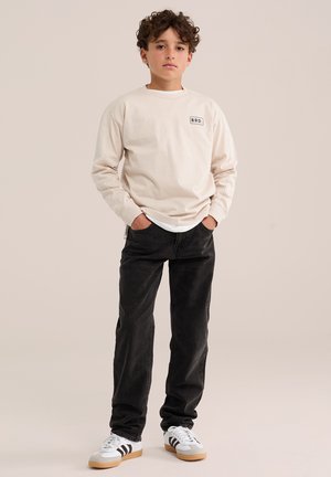 WE Fashion, BLUE RIDGE - Jean droit - dark grey