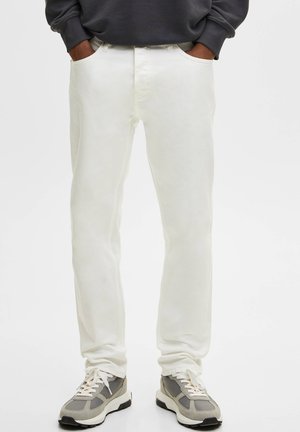 Vaqueros rectos - mottled beige