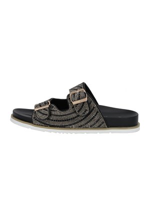 TEGMA BY - Platt slip-in - schwarz strass