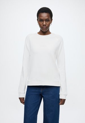 SWEATSHIRT, LSL, RAGLAN, CHEST ARTWORK - Melegítőfelső - silky white