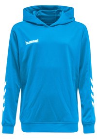 Hummel - HMLPROMO POLY HOODIE - Hoodie - diva blue Miniatuurafbeelding 1