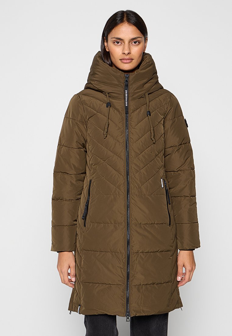 khujo Wintermantel kaki