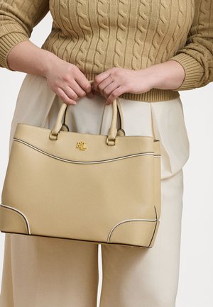 MARCY 36 SATCHEL LARGE - Håndtasker - sand dune/soft white