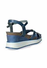 XTI Sandalias con plataforma - blu