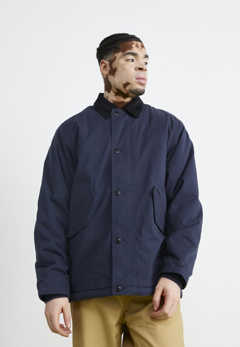 Carhartt WIP DECLAN JACKET - Short coat - dark navy/black/black ...