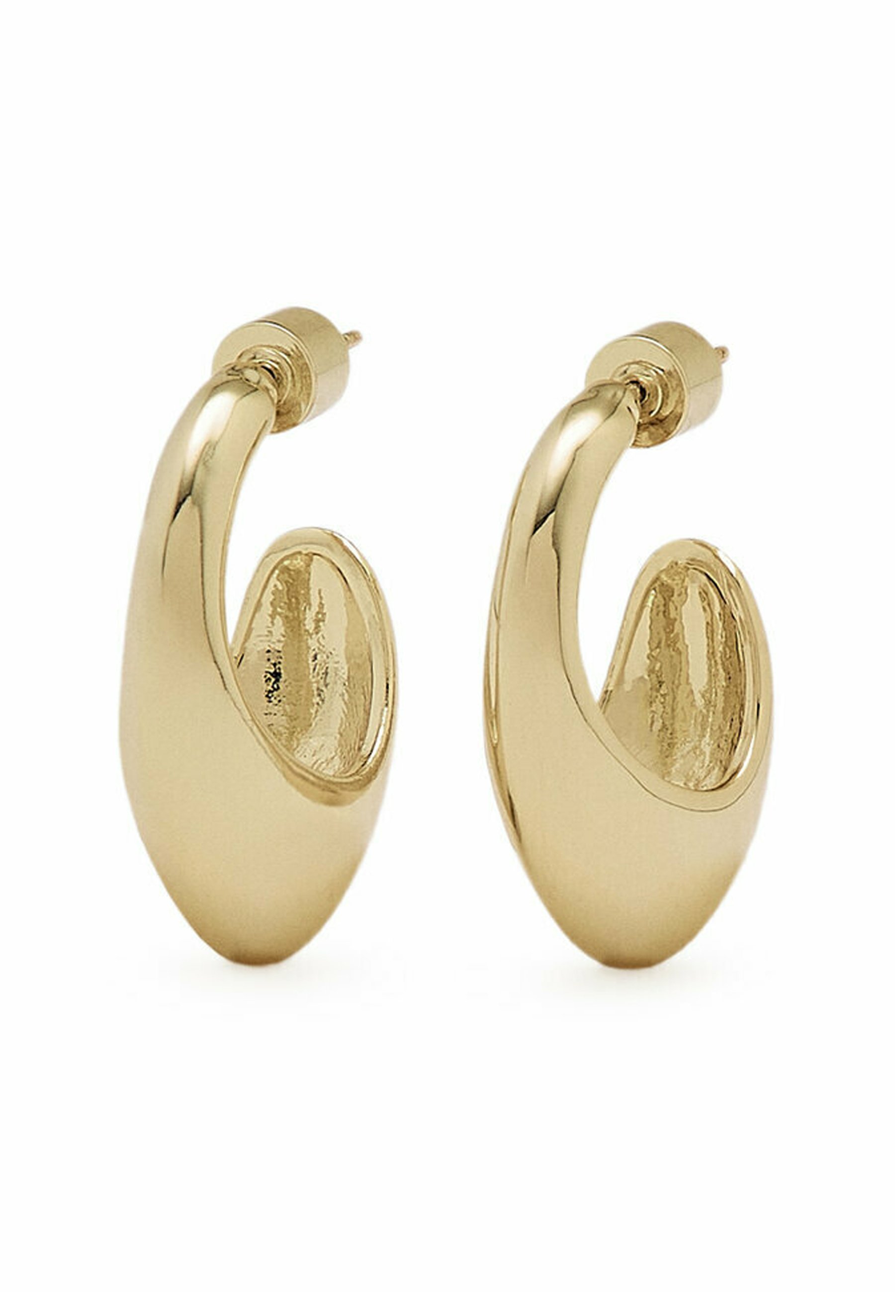 Massimo Dutti Earrings - gold coloured/gold-coloured
